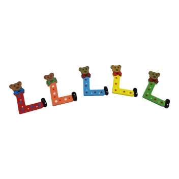 Deurletters kleur groot 10 cm : L