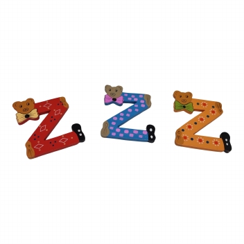Deurletters kleur groot 10 cm :Z