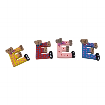 Deurletters kleur klein  6 CM : E