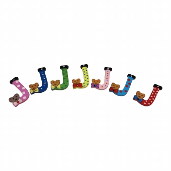Deurletters kleur klein  6 CM : J