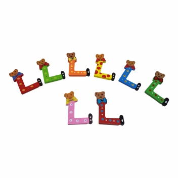Deurletters kleur klein  6 CM : L
