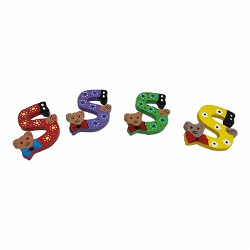 Deurletters kleur klein  6 CM : S