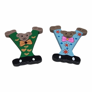 Deurletters kleur klein  6 CM : Y
