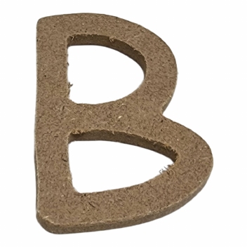 Mdf Letters Blank  6 cm : B