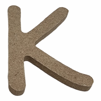 Mdf Letters Blank  6 cm : K