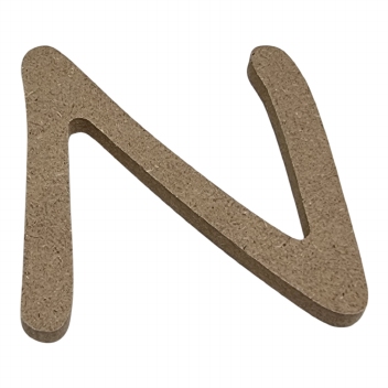 Mdf Letters Blank  6 cm : N