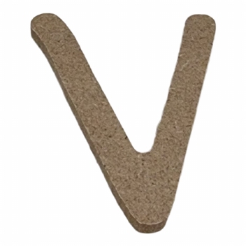Mdf Letters Blank  6 cm : V