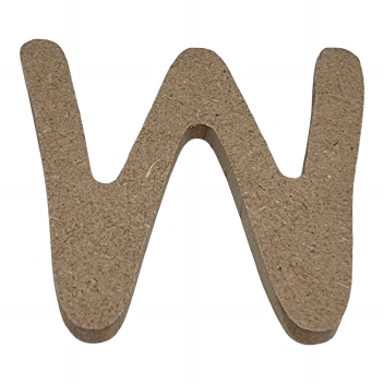 Mdf Letters Blank  6 cm : W