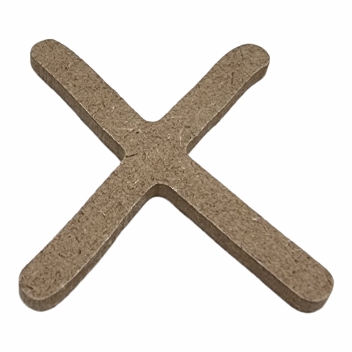 Mdf Letters Blank  6 cm : X