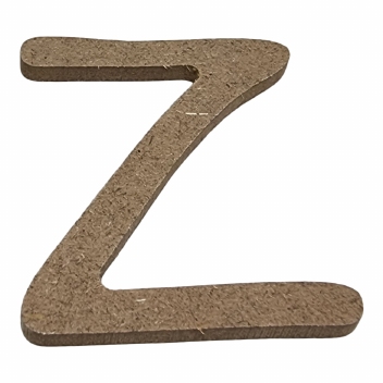 Mdf Letters Blank  6 cm : Z