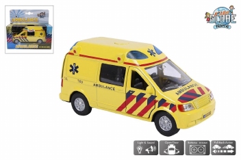 Die-cast Ambulance met licht en geluid