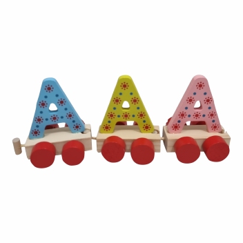 Treinletters kleur 8 CM : A (zonder beer)