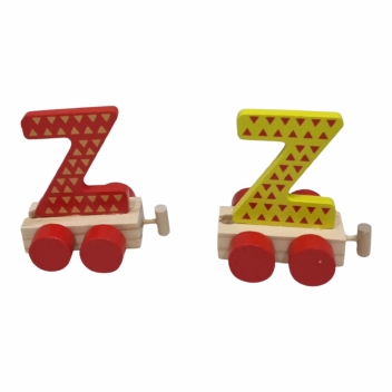 Treinletters kleur 8 CM : Z (zonder beer)