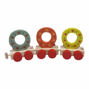Treinletters kleur 8 CM : O (zonder beer)