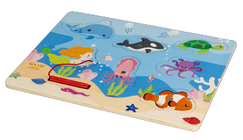 Puzzel visspel ;Playwood