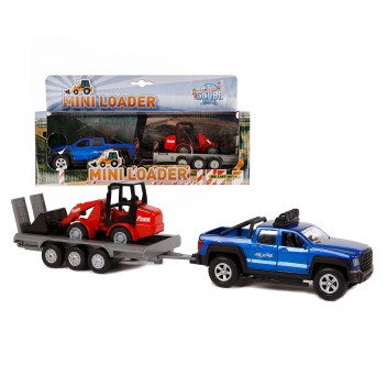 Die-cast Terreinwagen  met shovel