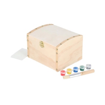 Verf je eigen schatkist Incl sjablonen, verf en een kwast