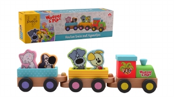 Woezel & Pip - Treinset met figuurtjes