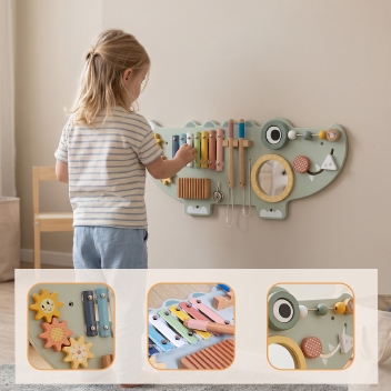 Activiteiten wandbord krokodil