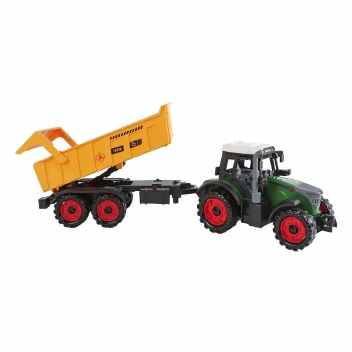 2-Play tractor met kiepwagen frictie