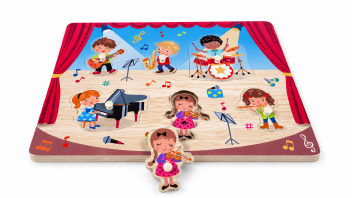 Knoppuzzel Orkest met geluid