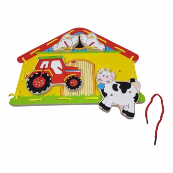 Rijgfiguur boerderij