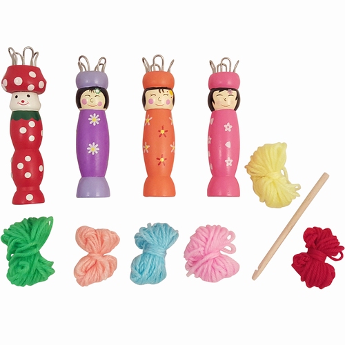 Punnikklosje japanese girl en paddestoel incl wol