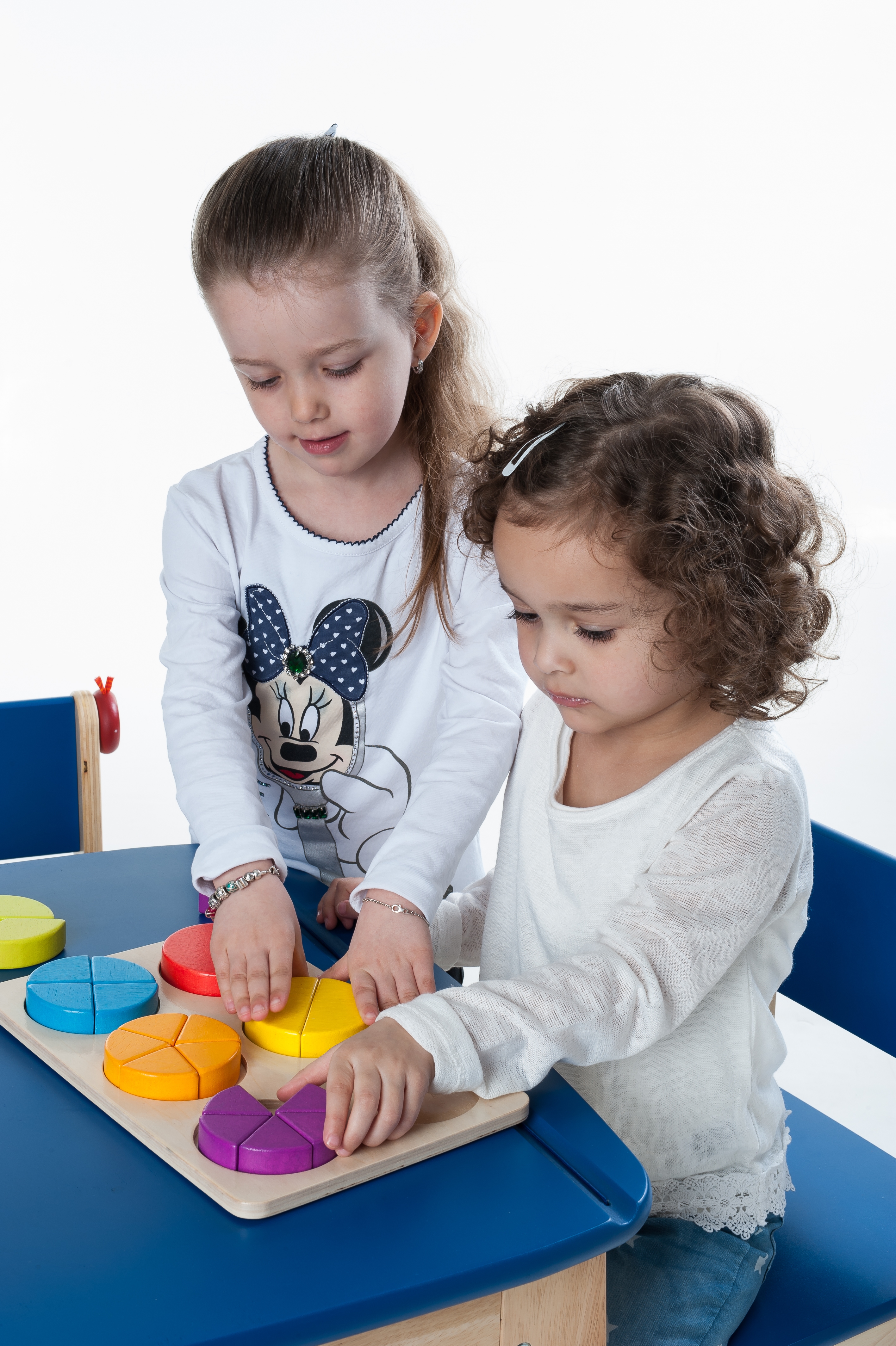 610016 - Sorteerbord geometrisch partjes multiplex/rubberh
