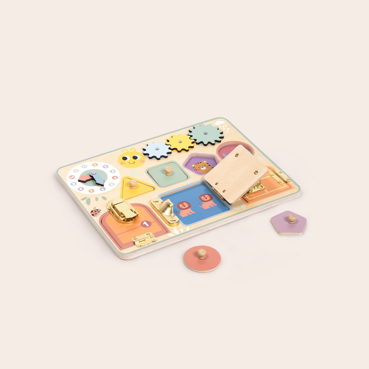 Activiteiten puzzel met slotjes etc