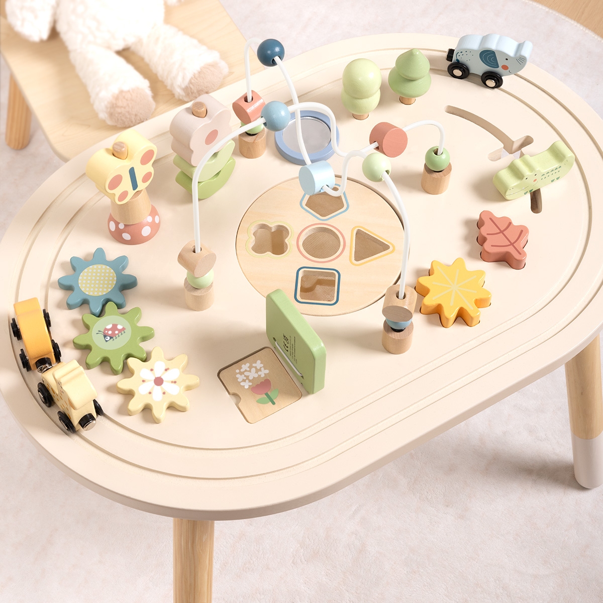 Activiteiten tafel ovaal Tooky Toy