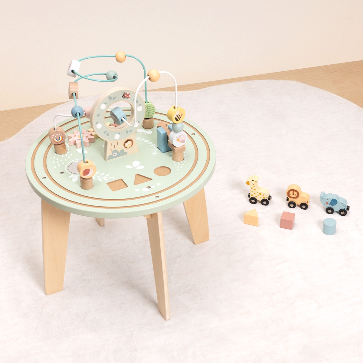 Activiteiten tafel rond Tooky Toy