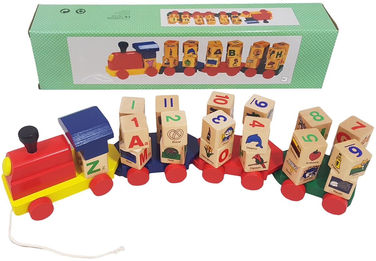 Alphabet Train 4-teilig; Deutsch