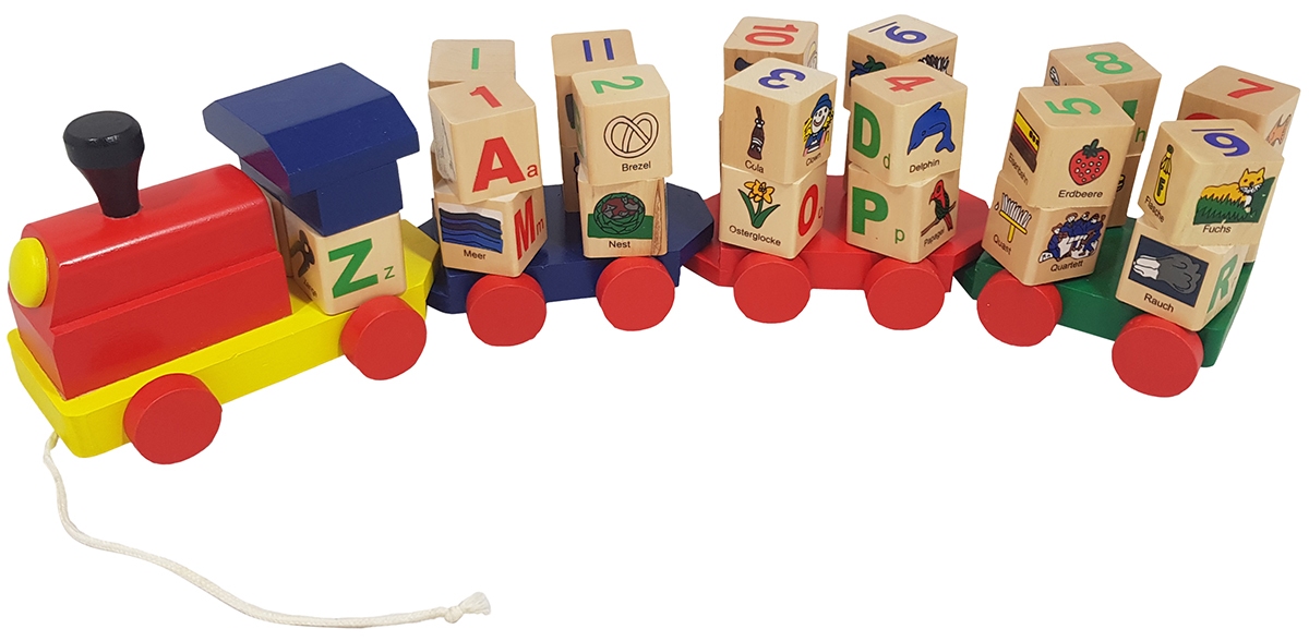 Alphabet Train 4-teilig; Deutsch