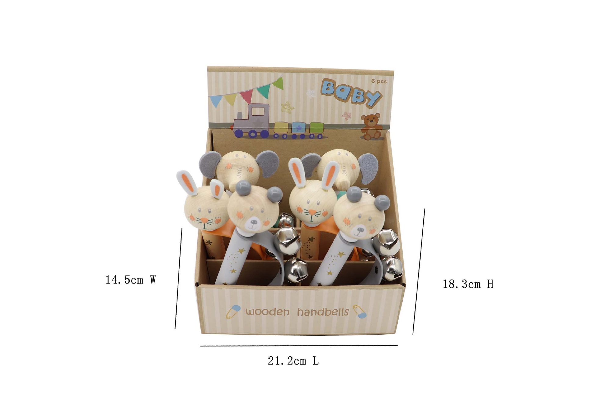 Bellenhandvat dieren 3 assortie