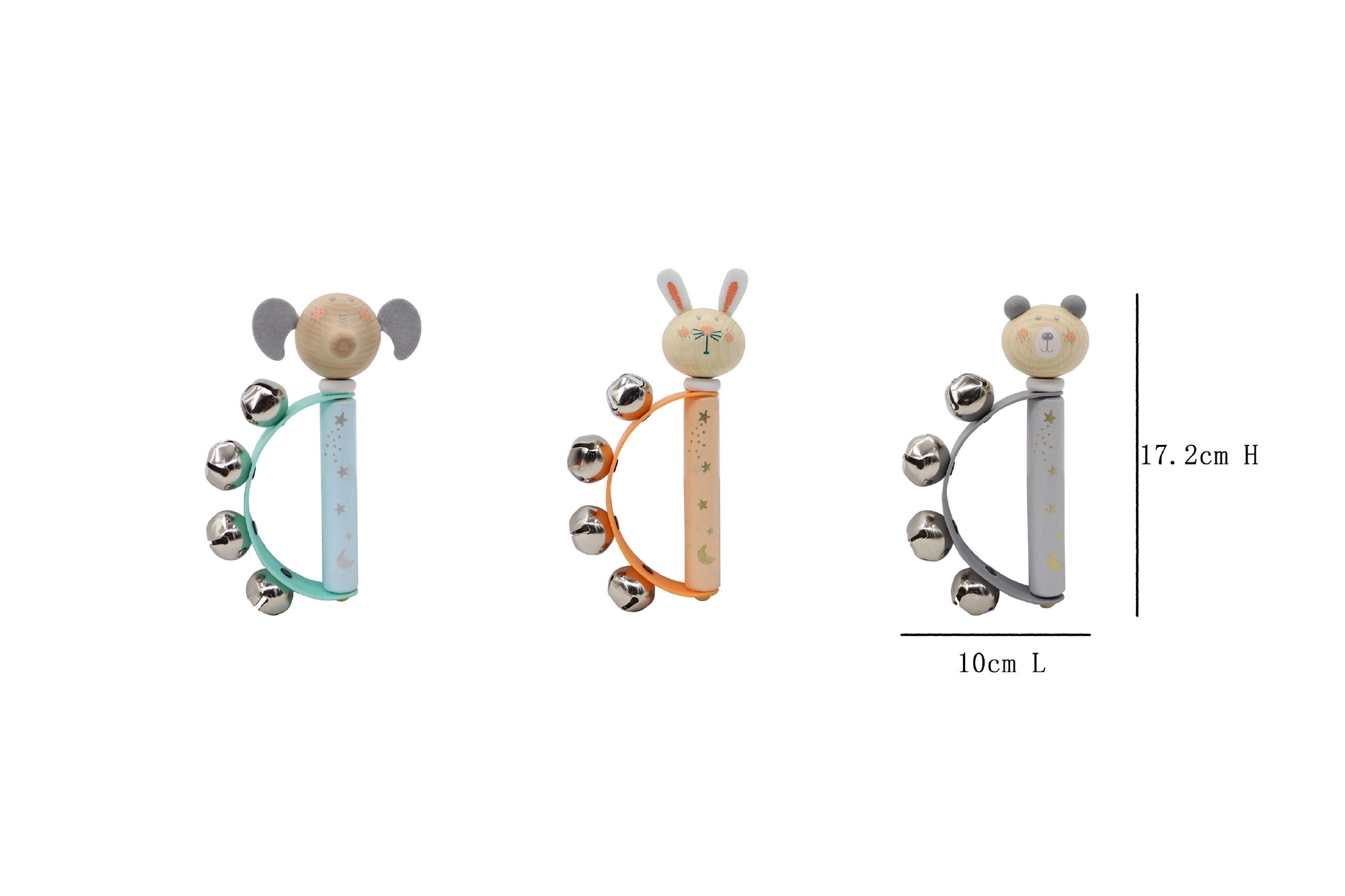 Bellenhandvat dieren 3 assortie