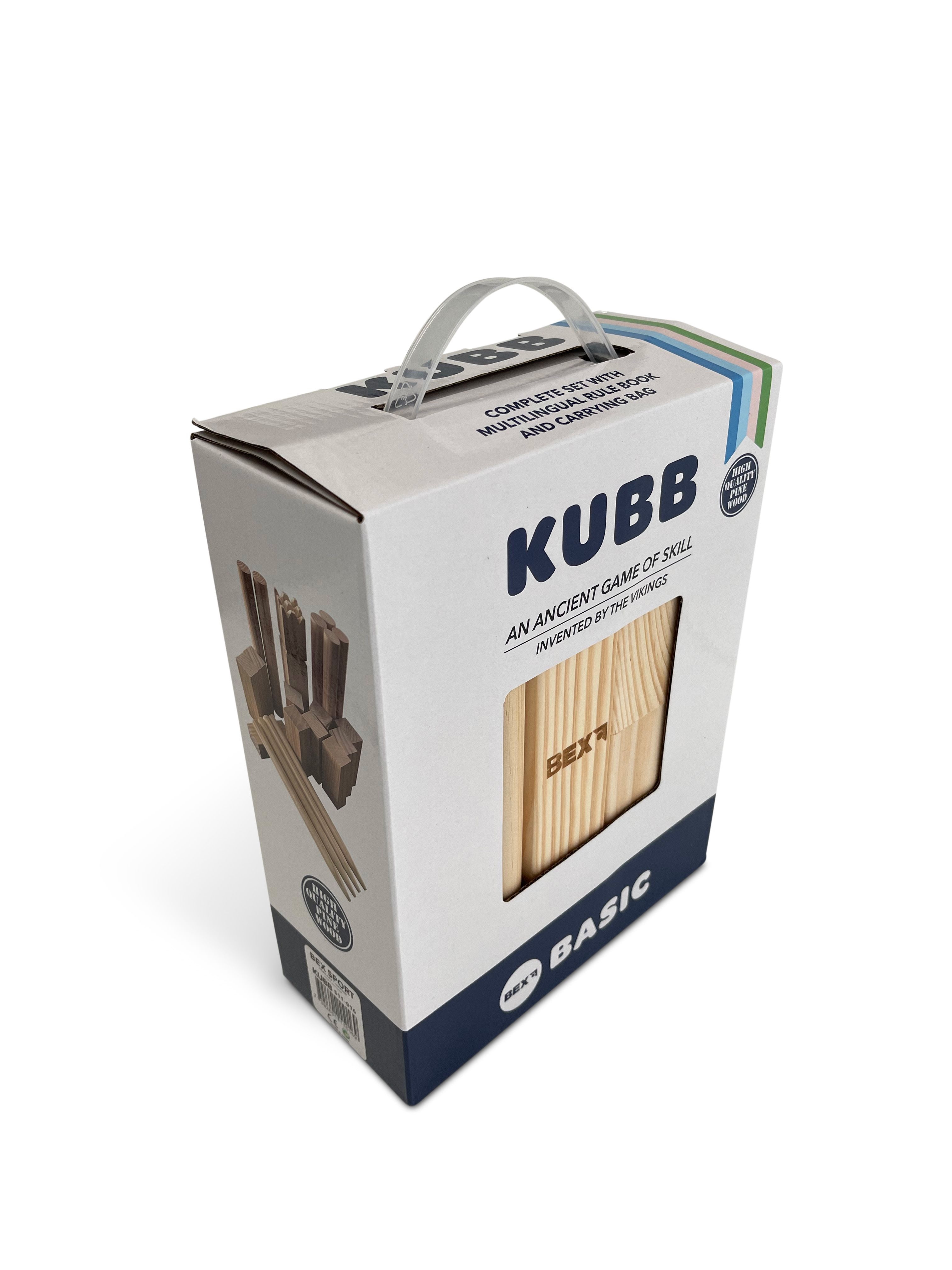 Bex Kubb Basic Pine Wood