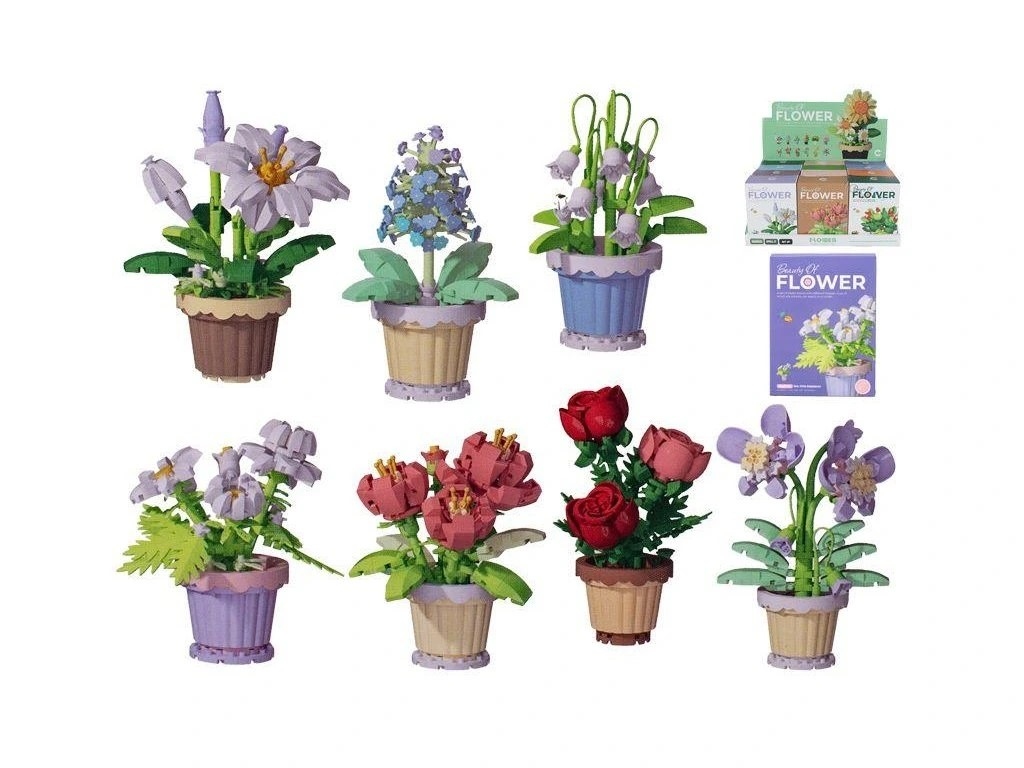 Bouwstenen plant in pot 12 assorti