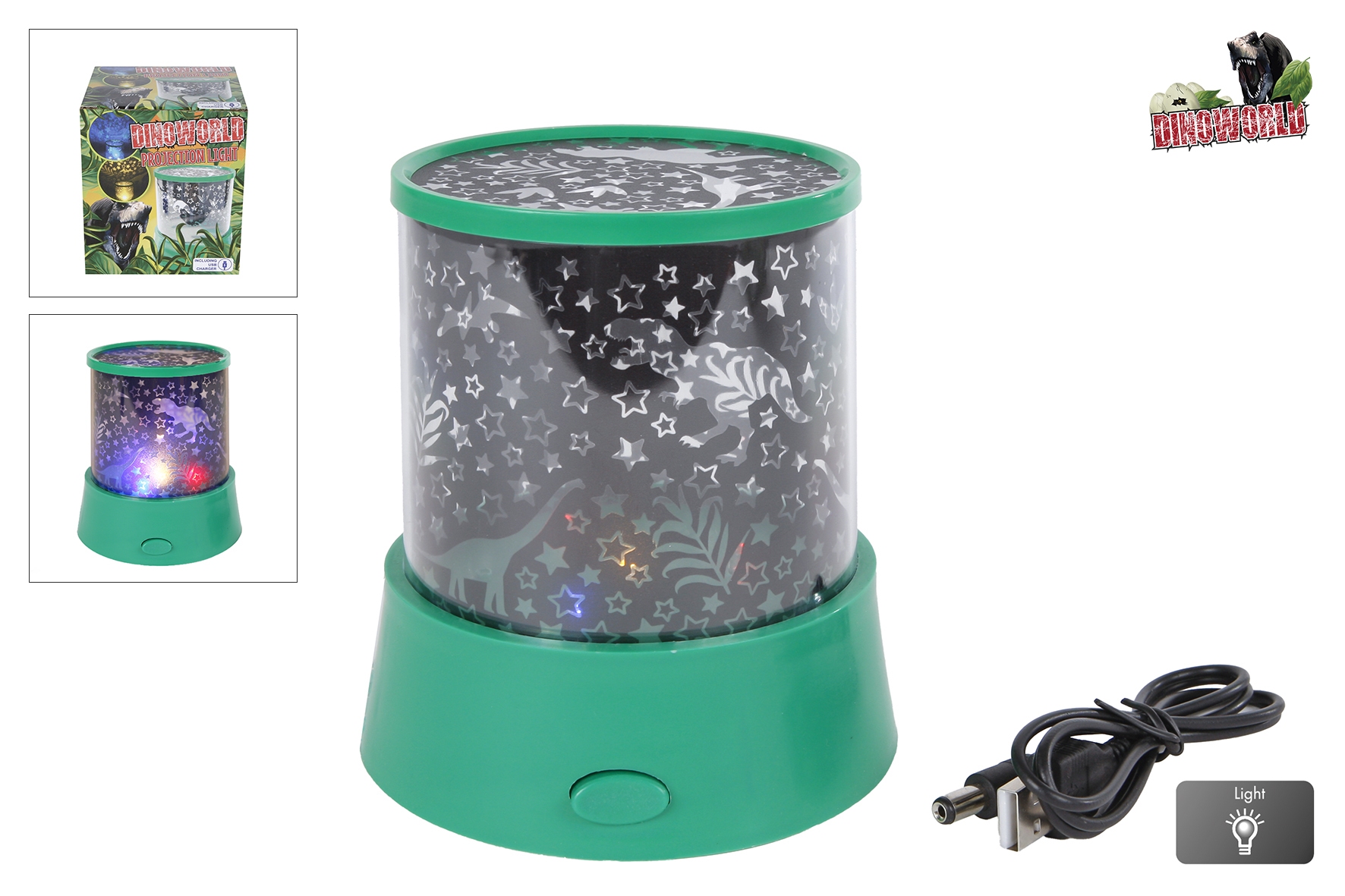 DinoWorld Dinosaurus Projectielamp