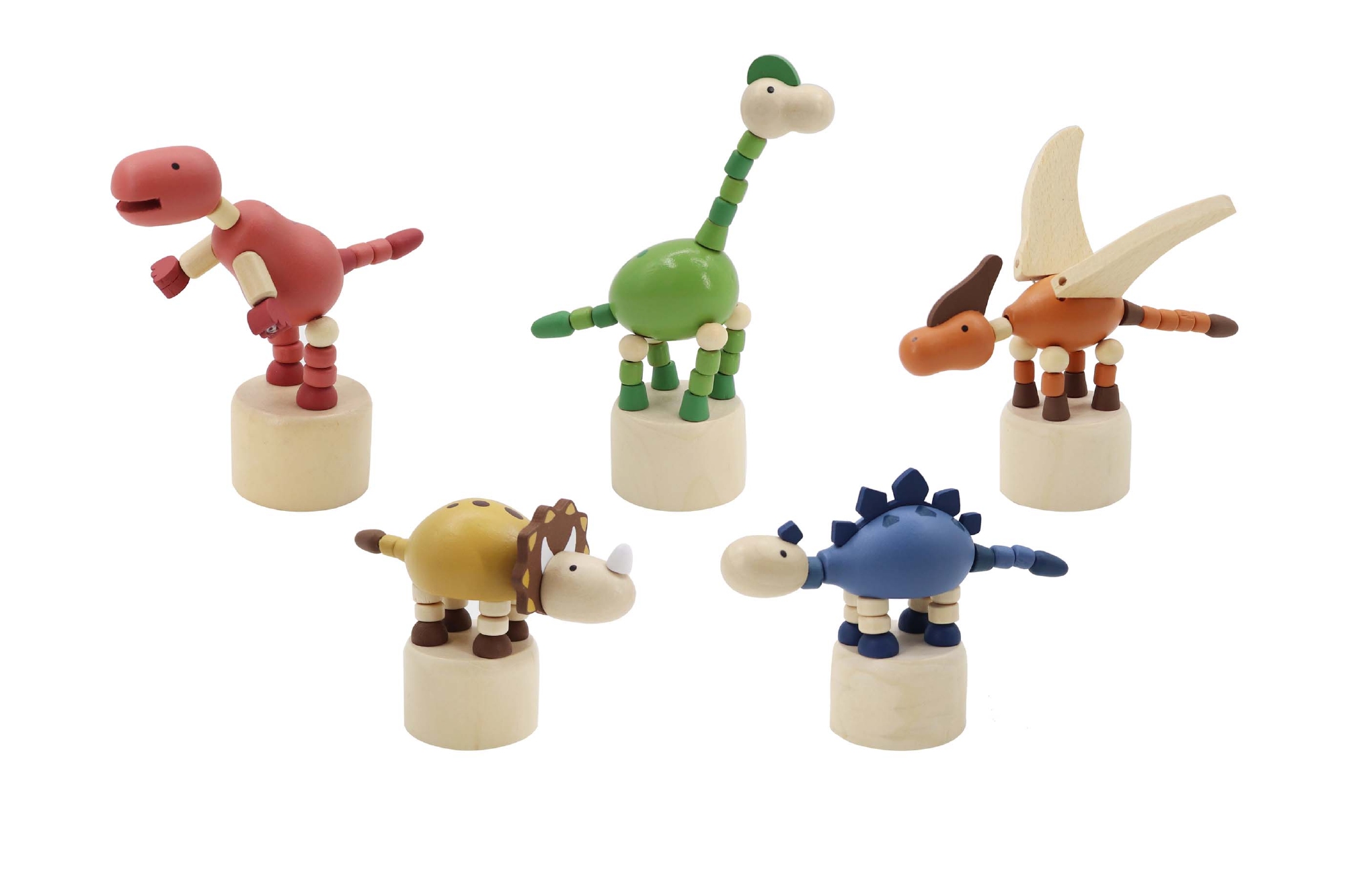 Drukpop Dino ; 5 assortie Display box