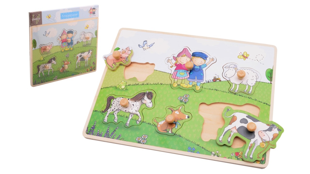 Fien & Teun knopjespuzzel