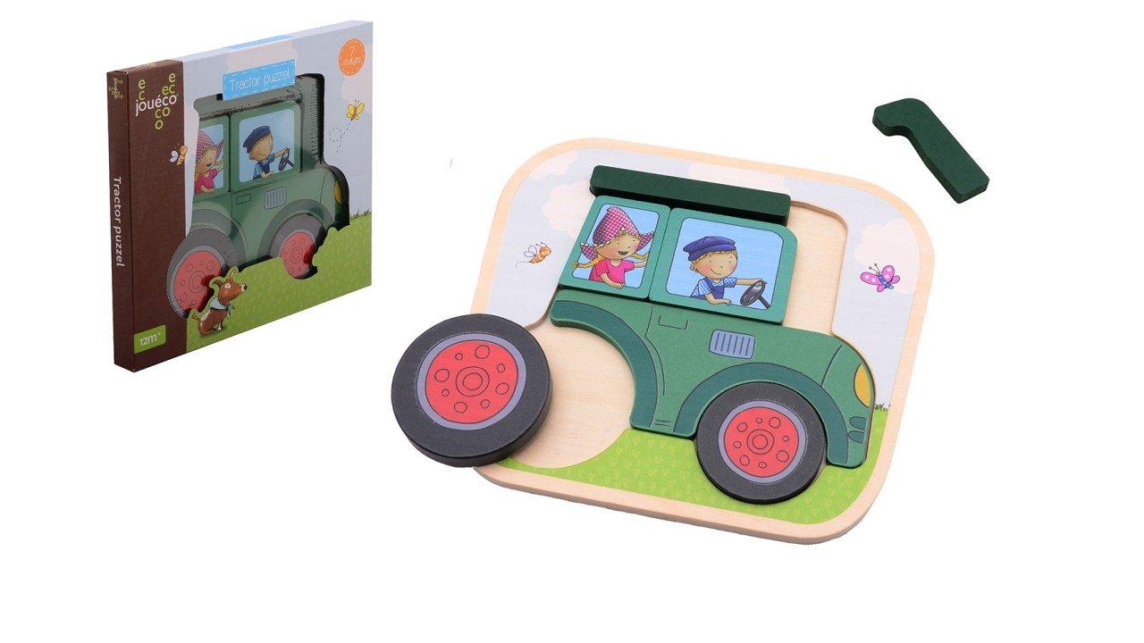 Fien & Teun tractor puzzel