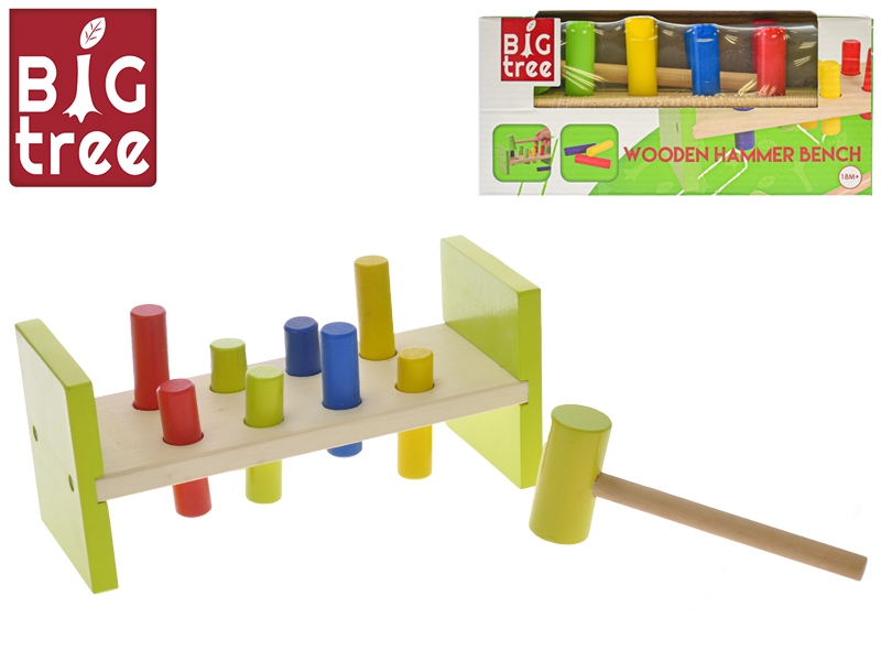 Hamer tik met rubber groen