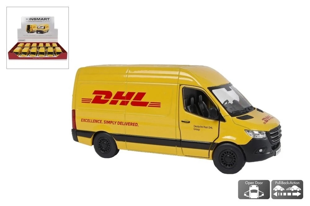 Kinsmart Mercedes Benz Sprinter DHL uitvoering