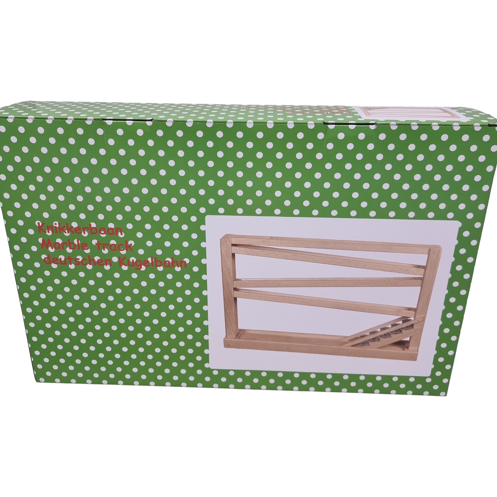 Knikker kogelbaan beuken voor 16 mm knikkers (excl knikkers)