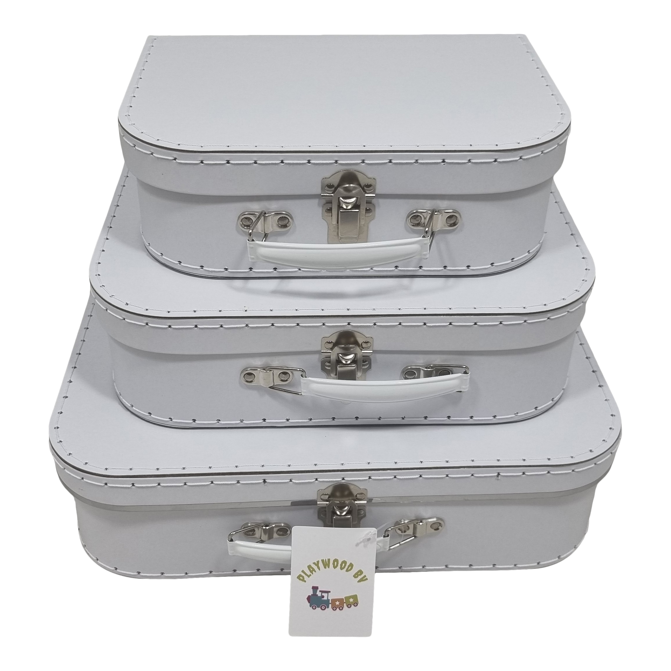 Koffer set van 3 wit