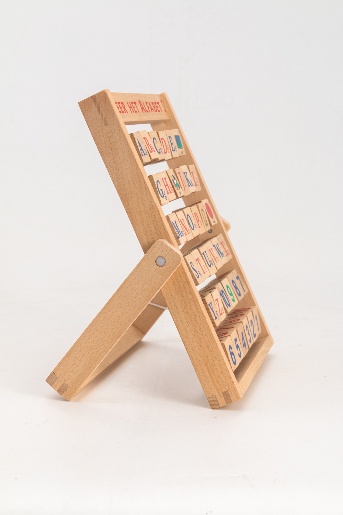 Leer het alfabet aan rek; Nederlands