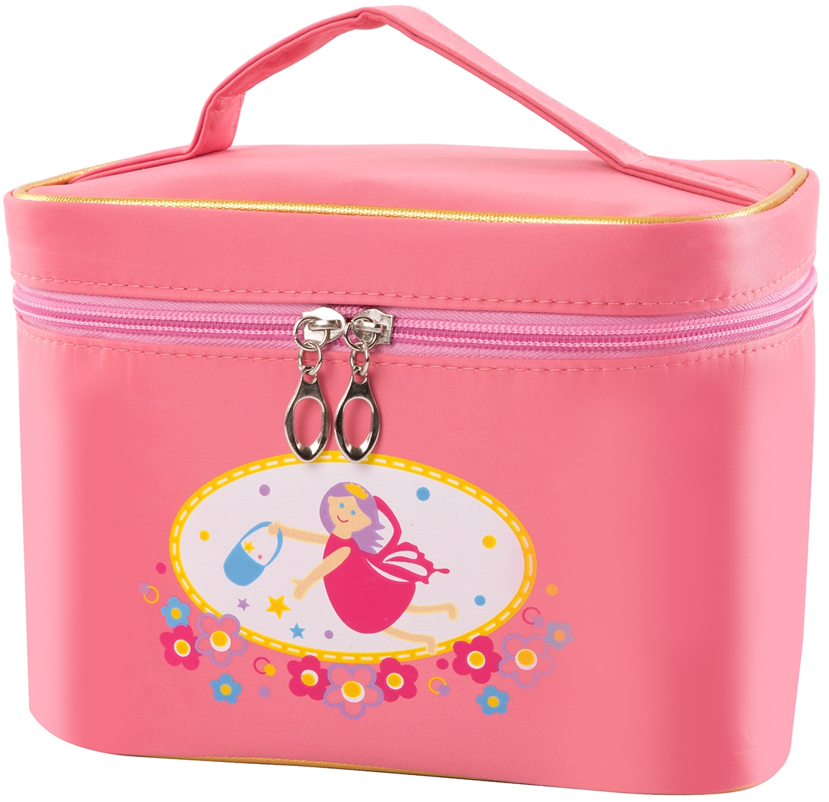 Make up set incl accessoires in roze tas