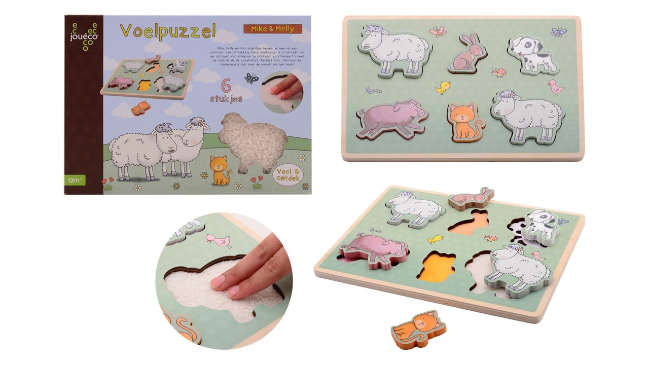 Mike & Molly - Zachte vakjes puzzel