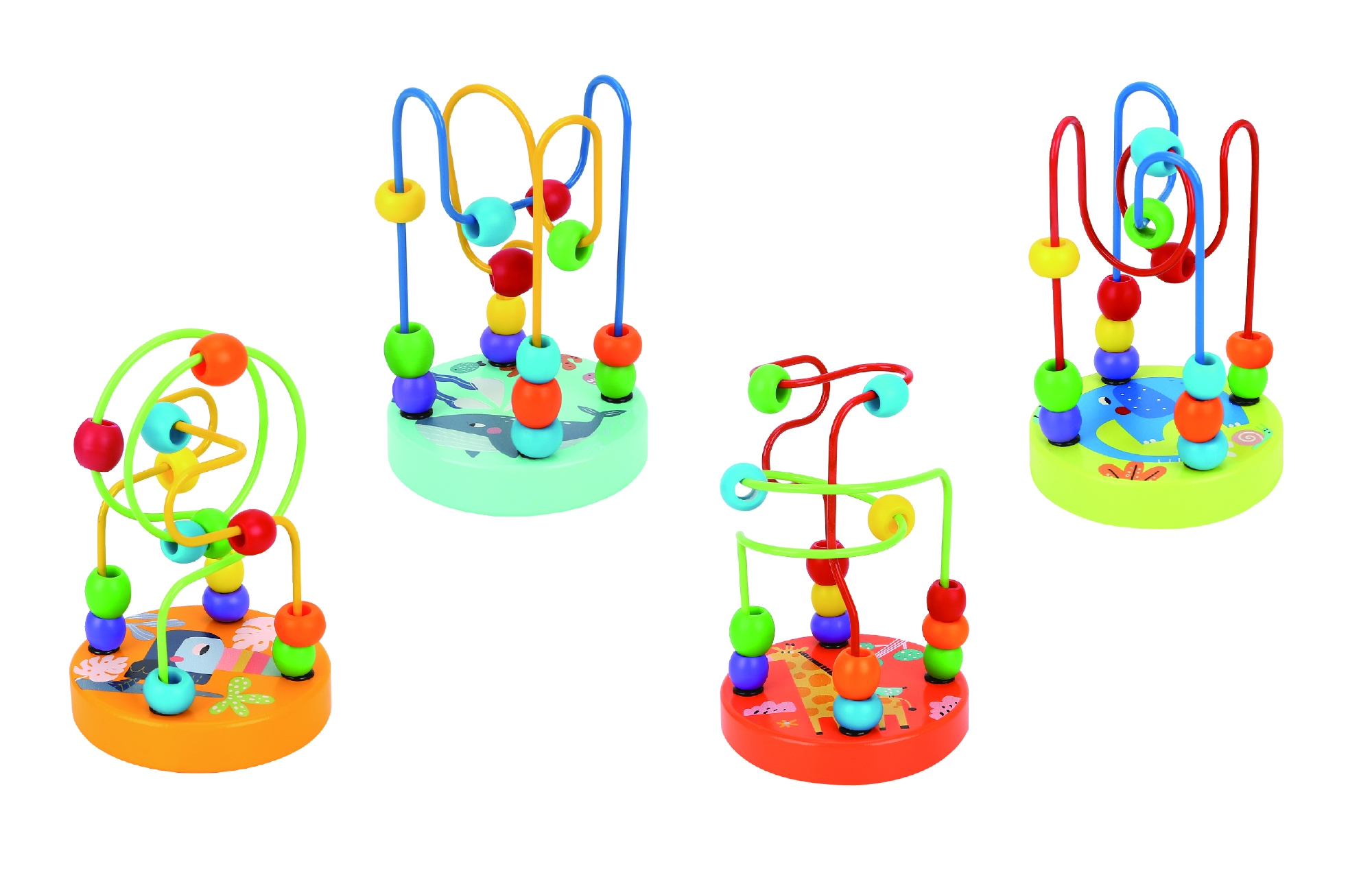 Motoriek rond  Dia 9 CM x H 12 CM 12 in display doos