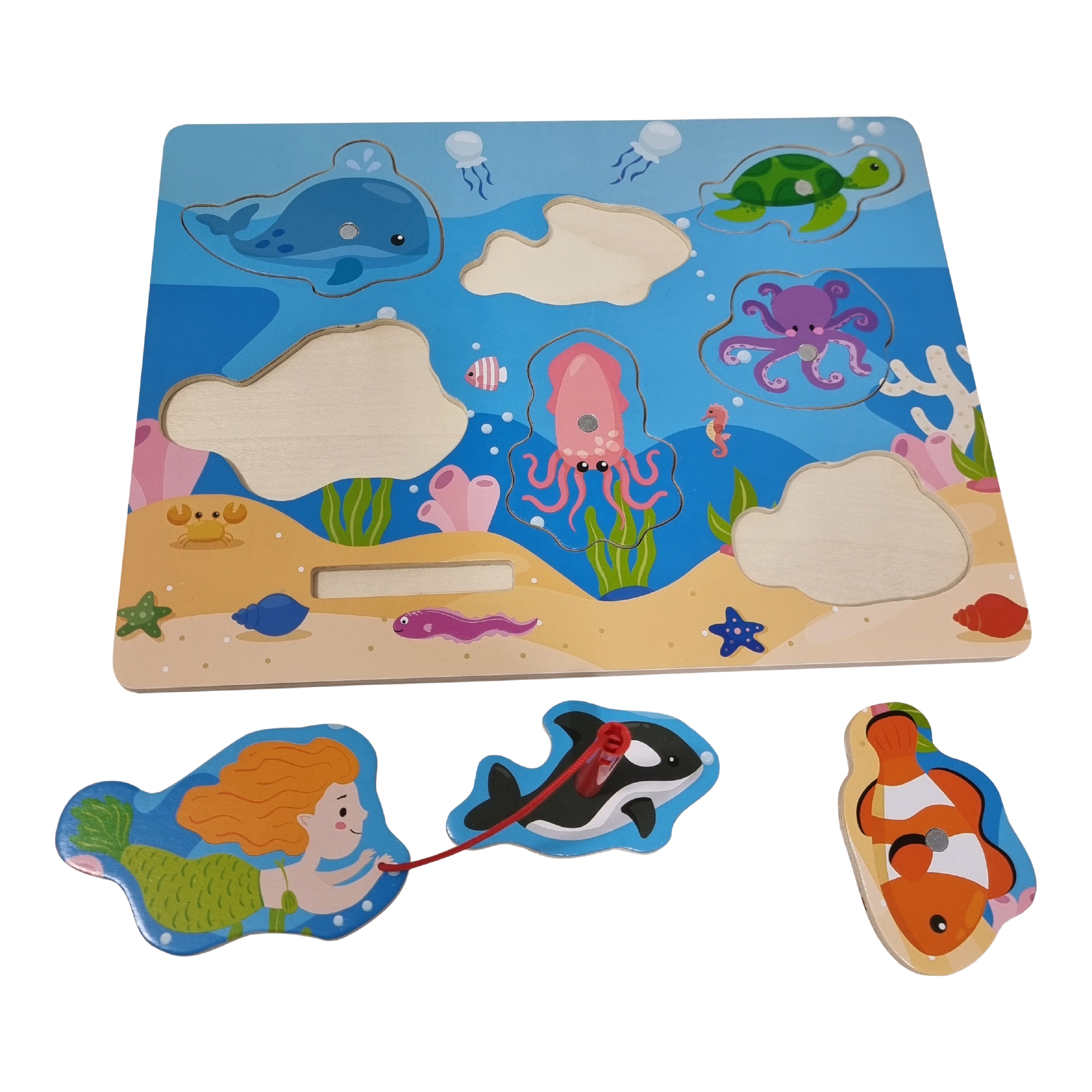 Puzzel visspel ;Playwood